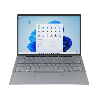 لپ تاپ 14 اینچی قابل حمل TigerLakeU 1115G4 128GB SSD Windows 10 Metallic Grey