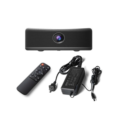 پروژکتور قابل حمل هوشمند Native 4k فلزی با دوشاخه USB مشکی