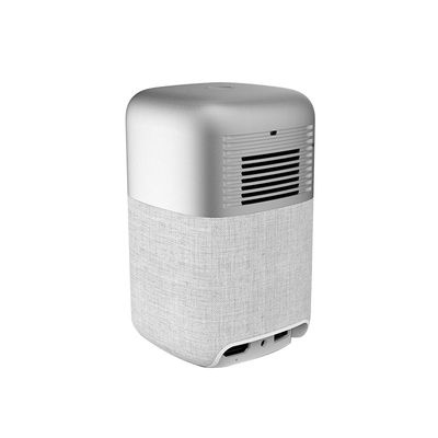 پروژکتور 90 ANSI Lumen HDMI DLP ساخته شده در بلندگوی لوکس با باتری با رنگ خاکستری
